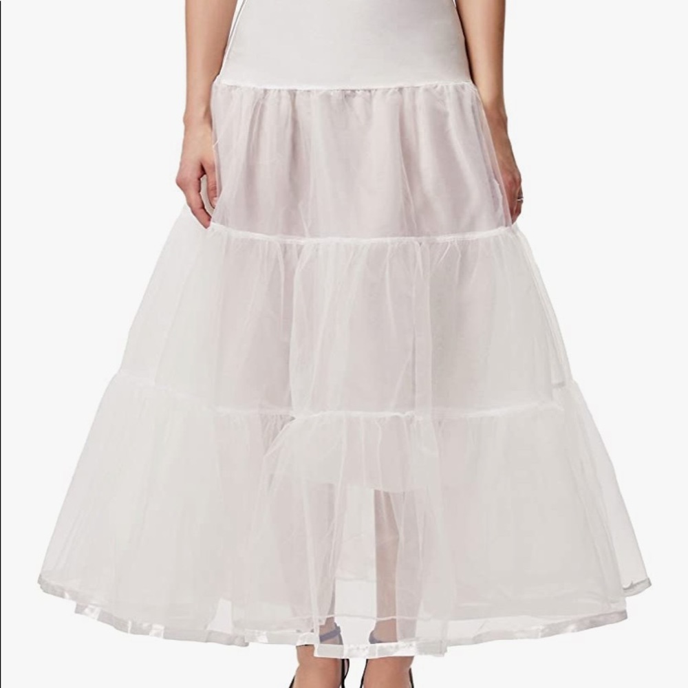 White petticoat worn once